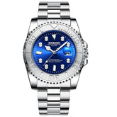 Waterproof Luminous Sports Watch with Metal Gear - 30m