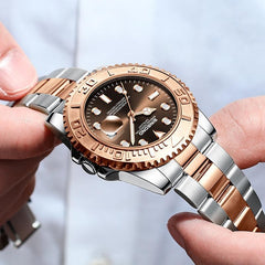 Waterproof Luminous Sports Watch with Metal Gear - 30m