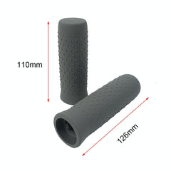 Silicone Handbar Cover for Ninebot G30 Max - Black 1 Pair