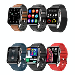1.7 Inch Heart Rate Bluetooth Watch Red