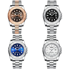 Waterproof Luminous Metal Gear Sports Watch - 30m