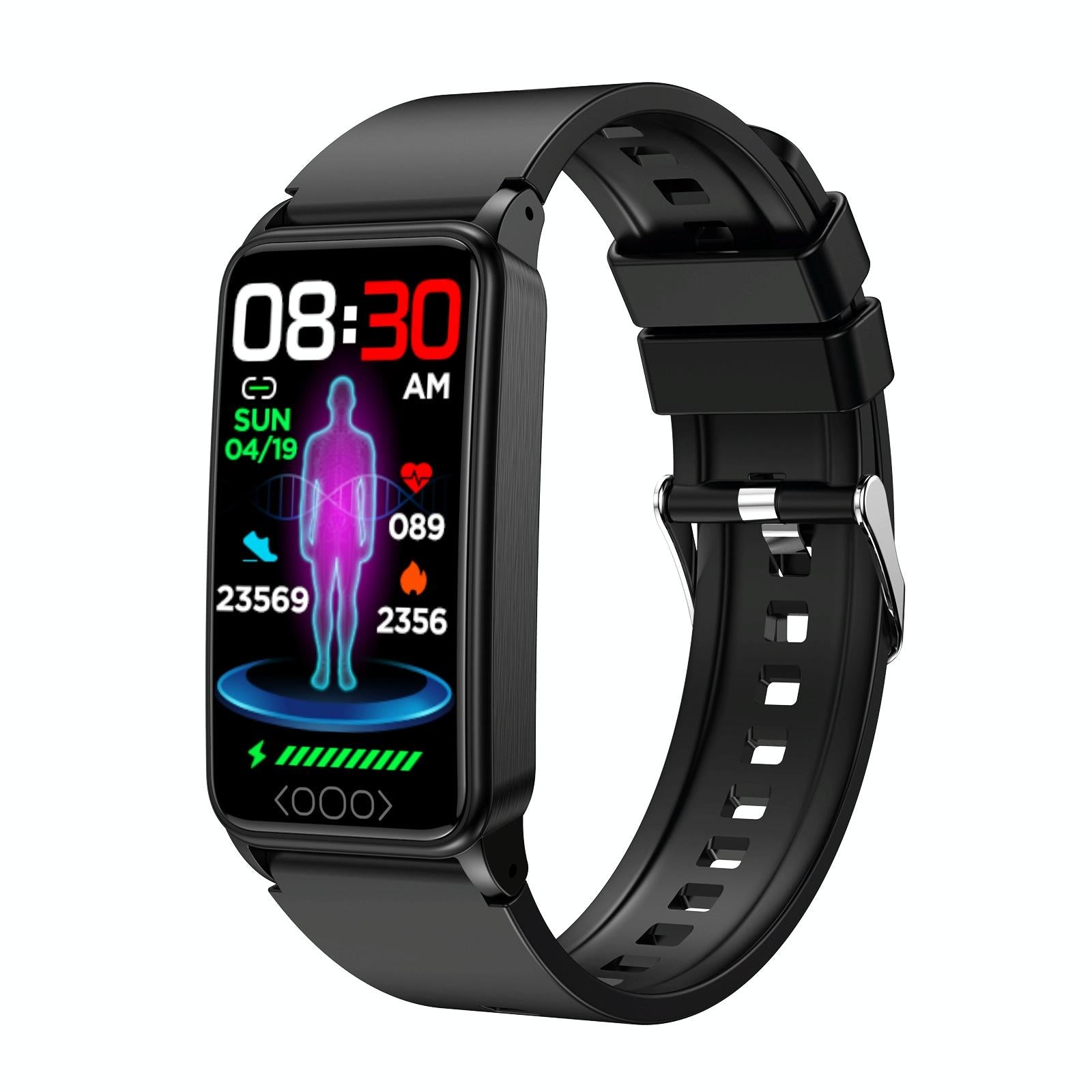 Uric Acid Blood Lipids And Heart Rate Tracker - Black