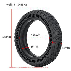9x2.25 Electric Skateboard Tire for Xiaomi M365 / Kugoo M4 - Black