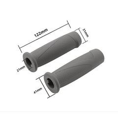 Silicone Handlebar Cover for Ninebot F30 / F40 Electric Scooter - Gray 1 Pair