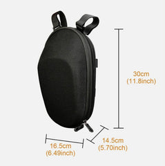 Waterproof Hard Shell Bag for Xiaomi No.9 Electric Scooter - Front Storage for Folding Car - Black