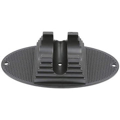 Children's Bicycle Parking Rack - Fixed Scooter Wheel Pad Black