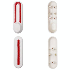 Xiaomi Mijia 1s / Pro Electric Scooter Wheel Cover Set with Reflective Strips - Black