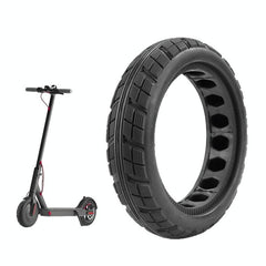 8.5 x 2.0 Inch Honeycomb Solid Tire for Xiaomi M365 Scooter - Inflatable Rubber Explosion-proof Black