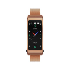 Smart Bracelet With Sleep And Oxygen Monitoring - Tft Display - Rose Gold