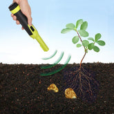 Waterproof Handheld Metal Detector with Lcd Display - Fluorescent Green