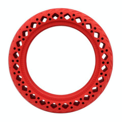 8.5 Electric Scooter Tire for Xiaomi Mijia M365 - Shock-absorbing Honeycomb Design - Red