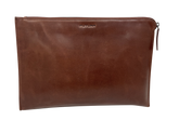 Futura Mens Document Satchel Office Travel College Bag - Brown