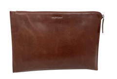 Futura Mens Document Satchel Office Travel College Bag - Brown