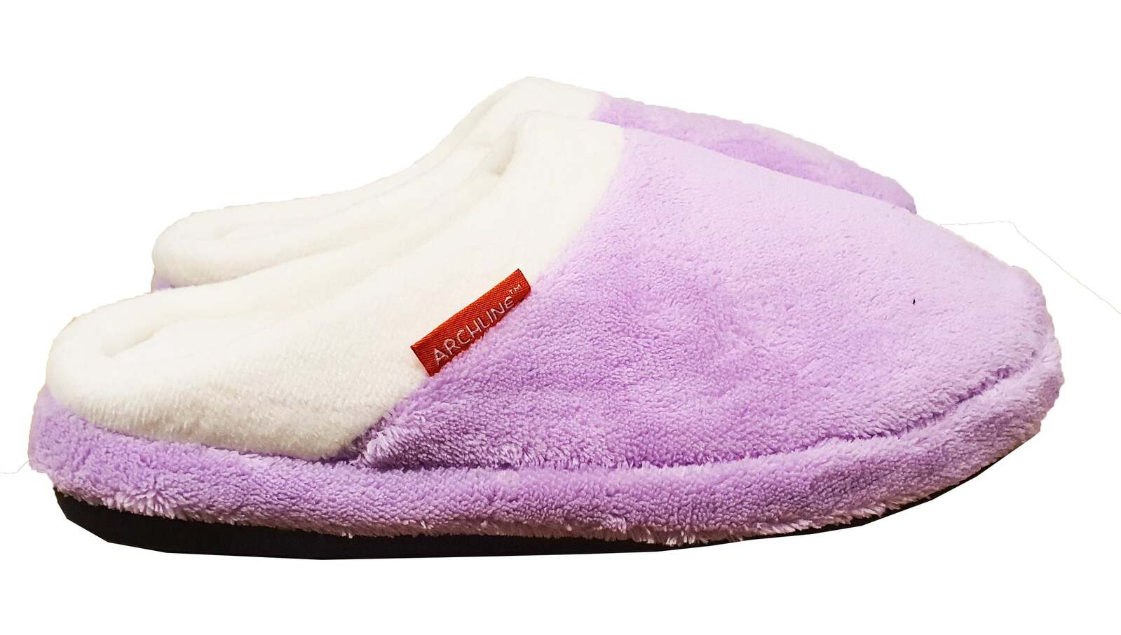 ARCHLINE Orthotic Slippers Slip On Arch Scuffs Pain Relief Moccasins - Lilac - EU 43