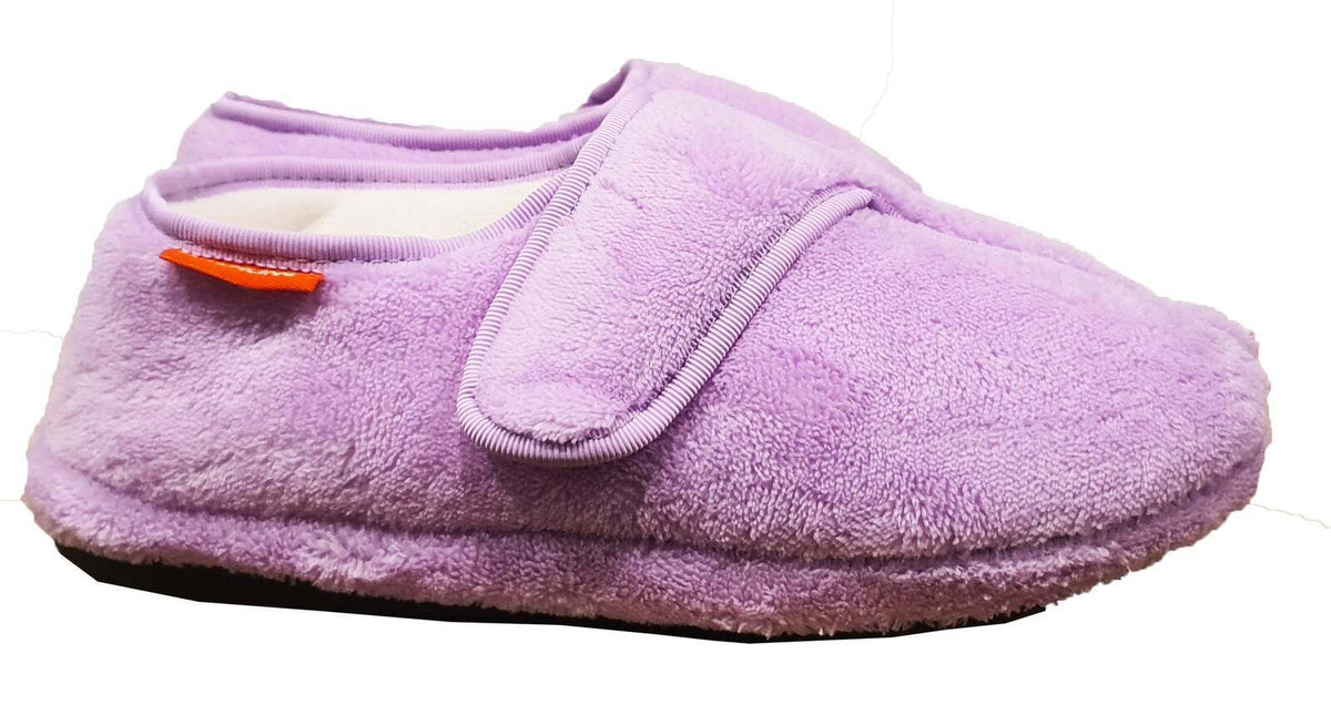 ARCHLINE Orthotic Plus Slippers Closed Scuffs Pain Relief Moccasins - Lilac - EU 37