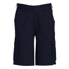 Mens CARGO SHORTS All Sizes 100% COTTON Drill Heavy Work Tradie Military - Navy - 97""