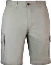 Mens Cargo Shorts 100% Cotton Casual Work Wear Half Pants Summer Army Military - Fawn - 34 (87cm)