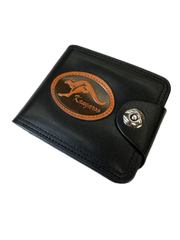 Souvenir Wallet Australia Classic Australian Kangaroo in Black