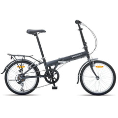 Progear Bikes Nomad Folding Bike 20" in Grey