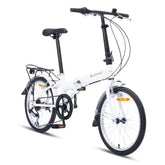 Progear Bikes Nomad Folding Bike 20" in Pearl White