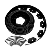 Landscape No Dig Lawn Garden Edging Kit 10m Flexible Durable Border Paver