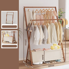 100x155cm Clothes Rail Rack Rack Garment Rack Freestanding Hanger Bedroom Clothing Rack With Lower Storage Shelf