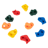 Deluxe 10 x Holds for Rock Climbing Wall Kids Outdoor Playground