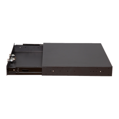 1U Locking Rack Mount Drawer Secure Steel Storage for 19" Network Server
