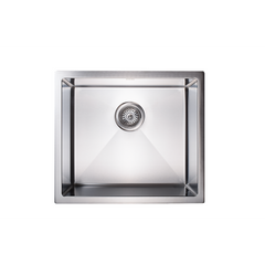 510x450mm Handmade Stainless Steel Undermount / Topmount Kitchen Laundry Sink with Waste