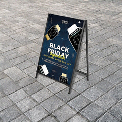 A Frame Sign 60x90cm Sidewalk Plastic Poster Board Outdoor Display