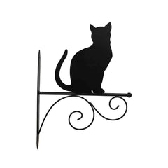 Cat Silhouette Wall Hook Bracket 35cm