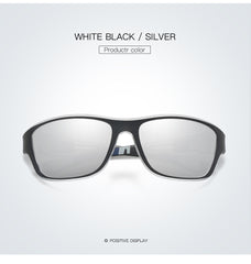 2 pcs Stylish Polarized Sports Sunglasses - UV Protection, Lightweight, Ideal for Fishing & Outdoor Activities