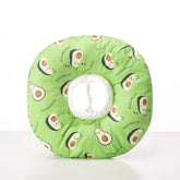 2 pcs Avocado Pet Recovery Collar - Comfortable Anti-Lick Cone for Cats & Dogs Size L