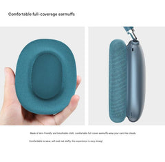 Blue Bluetooth Over-Ear Headphones - Mesh Headband, Wireless, Rotatable Earcups