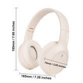 Khaki Over-Ear Wireless Headphones - Immersive Sound, 360° Surround Sound