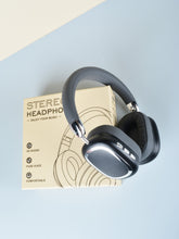 Black Comfortable Bluetooth Over-Ear Headphones - Soft Earmuffs, Foldable Design, Stereo Sound