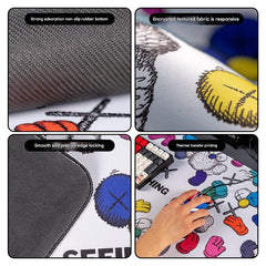 Oversized Cartoon Desk Pad - 80x30x0.4cmcm Mouse Mat, Non-Slip Base (Style 2)
