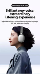Blue Comfortable Over-Ear Headphones - Hi-Fi Sound, Long Battery, Swivel Control