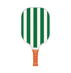 Style 4 White And Green T700 Carbon Fiber & Fiberglass Pickleball Paddle - Lightweight 220g with Anti-Slip TPU Grip for Training & Competition