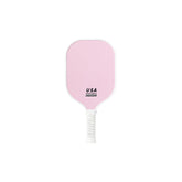 Pink Fiberglass Pickleball Paddle - Lightweight 215g with Anti-Slip TPU Grip for Outdoor Sports