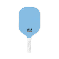 Blue Fiberglass Pickleball Paddle - Lightweight 215g with Anti-Slip TPU Grip for Outdoor Sports