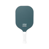 Green Fiberglass Pickleball Paddle - Lightweight 215g with Anti-Slip TPU Grip for Outdoor Sports