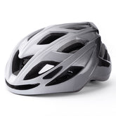 White And Black Gradient Lightweight Adult Bicycle Helmet - Adjustable Fit Road & Mountain Bike Safety Headgear (57-62cm)