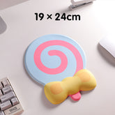 Blue Lollipop Ergonomic Keyboard Wrist Rest & Mouse Pad Set - 2-Piece Comfort Combo