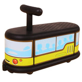 Town Bus Quiet Ride Twist Car for Toddlers - Fun Wiggle Ride-On Toy