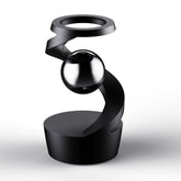 Desktop Levitating Gyro,Magnetic Floating Desk Toy for Stress Relief, Elegant Design-black