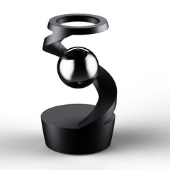 Desktop Levitating Gyro,Magnetic Floating Desk Toy for Stress Relief, Elegant Design-black