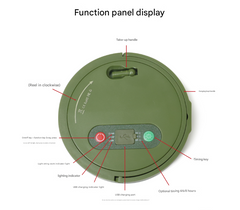 Rechargeable LED Camping Light with 10m Retractable String Light (Color lights)