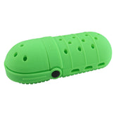 2 - pcs Green Cute Clog-Shaped Pen Holder for Desk Organization