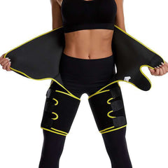 Yellow Women's 3-in-1 Body Shaper: Waist Cincher, Thigh Slimmer, Glute Lifter - Workout Gear (Size : L/XL)
